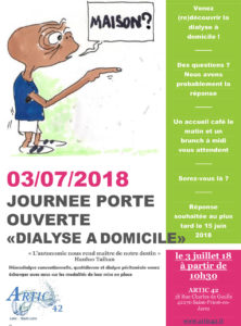 Journée porte ouverte Dialyse à domicile, Artic42
